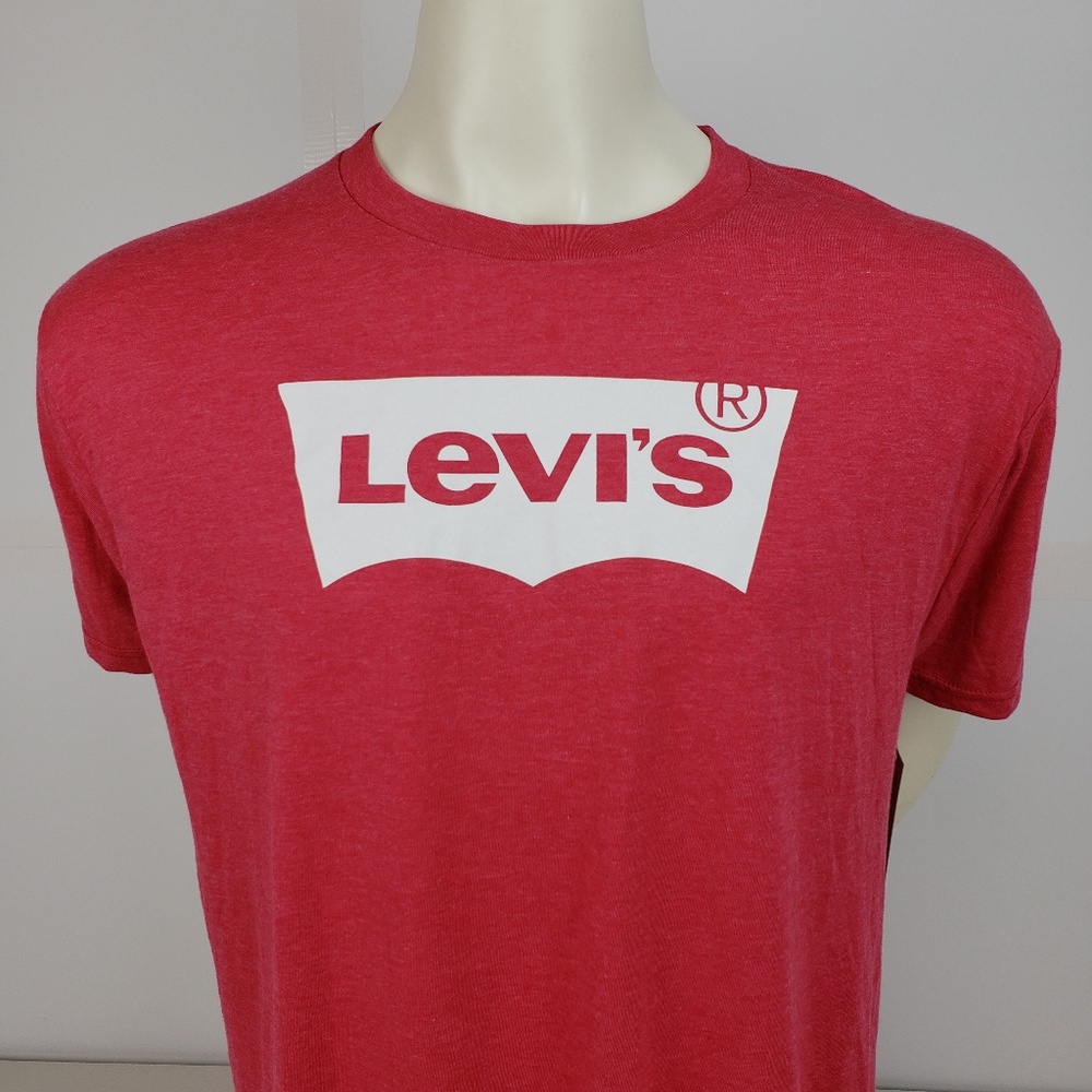 Levis Short Sleeve Graphic Tee Men's L T-shirt Red